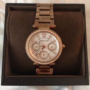 Michael Kors rose gold watch